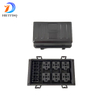 Waterproof 6 Way Blade Fuse Block Car ATO ATC Fuse Box Holder Relay Box with cover